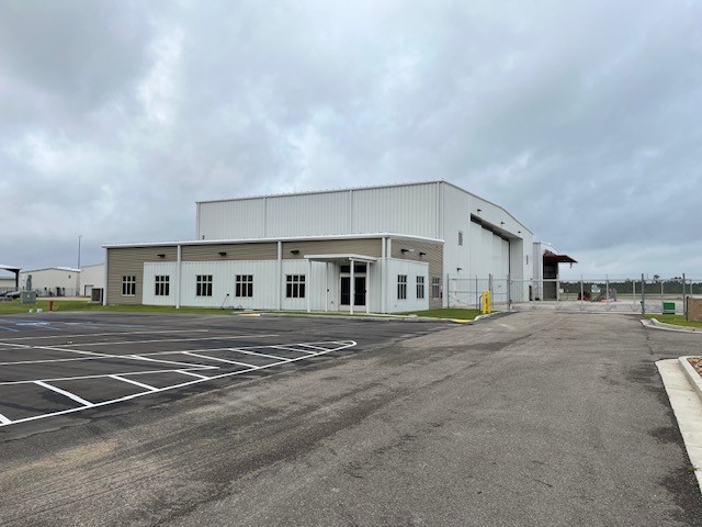 Stennis corporate hangar buildout
